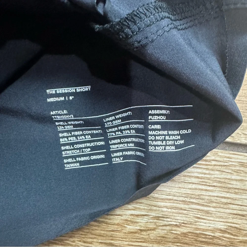 Ten Thousand The Session Short 5" With Liner Size Medium Black - Picture 10 of 15